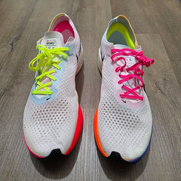 Nike Vaporfly Flyknit HQ3219-902 Men’s US 12 Multicolor Running Shoes No Box - Picture 4 of 9